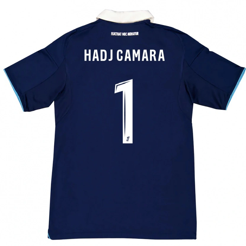 Danxen Kinder El Hadj Camara #1 Dunkelblau Weiß Heimtrikot Trikot 2025/26 T-Shirt