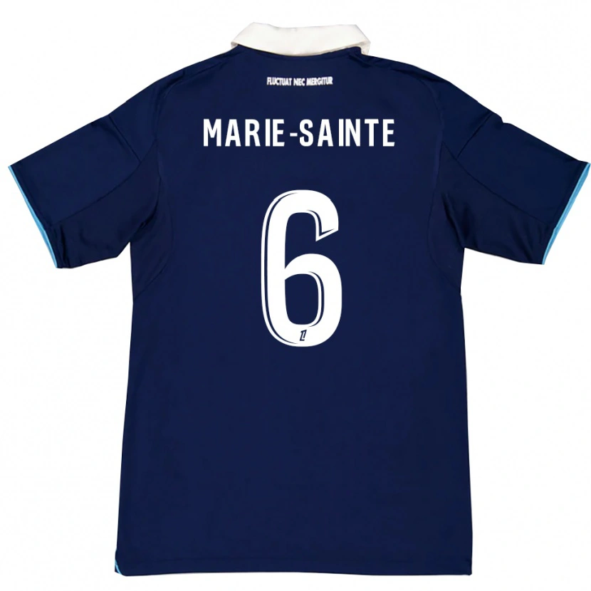 Danxen Kinder Andrew Marie-Sainte #6 Dunkelblau Weiß Heimtrikot Trikot 2025/26 T-Shirt