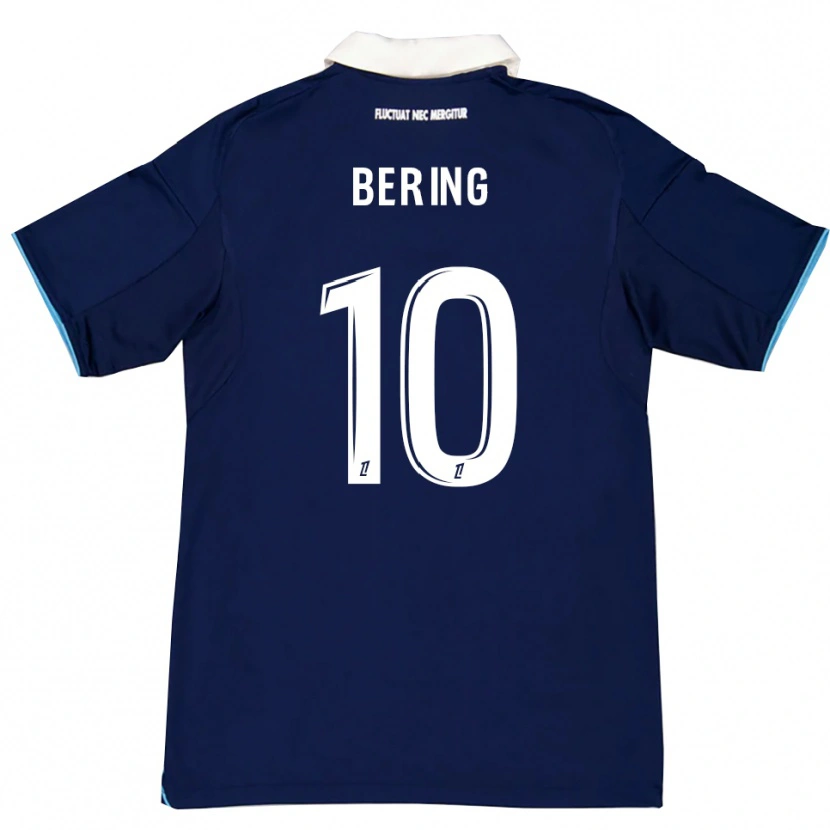 Danxen Kinder Aymerick Bering #10 Dunkelblau Weiß Heimtrikot Trikot 2025/26 T-Shirt