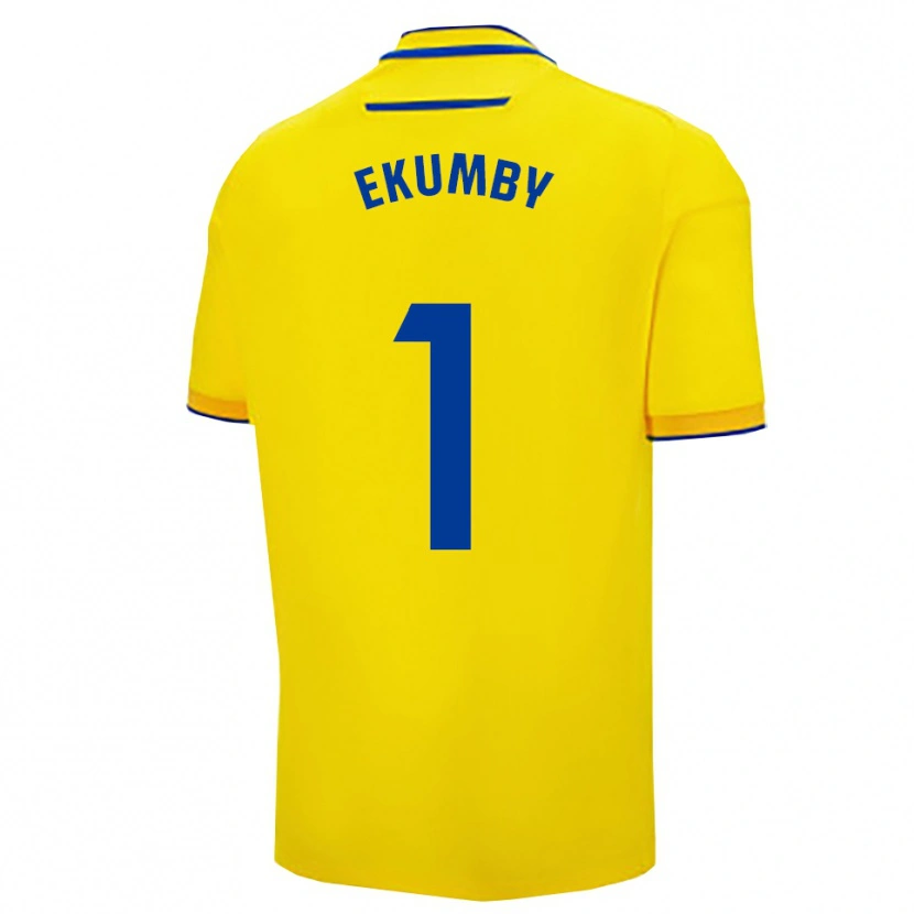 Danxen Kinder Ekumby #1 Gelb Marine Heimtrikot Trikot 2025/26 T-Shirt