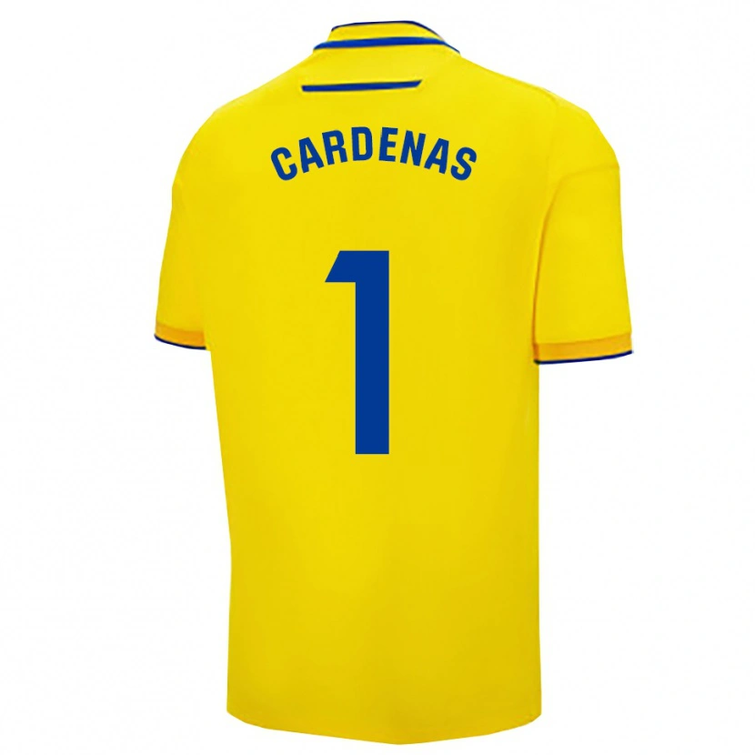 Danxen Kinder Raquel Cárdenas #1 Gelb Marine Heimtrikot Trikot 2025/26 T-Shirt