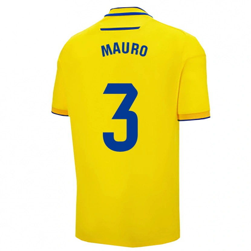 Danxen Kinder Kai Mauro #3 Gelb Marine Heimtrikot Trikot 2025/26 T-Shirt