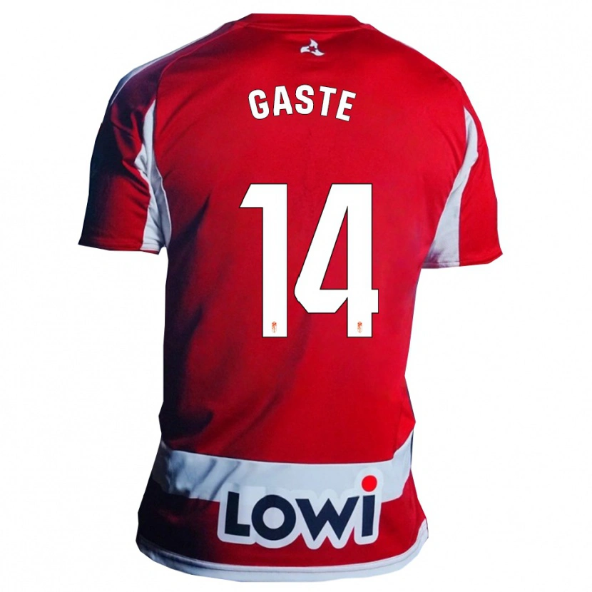 Danxen Kinder Gaste #14 Rot Weiß Heimtrikot Trikot 2025/26 T-Shirt