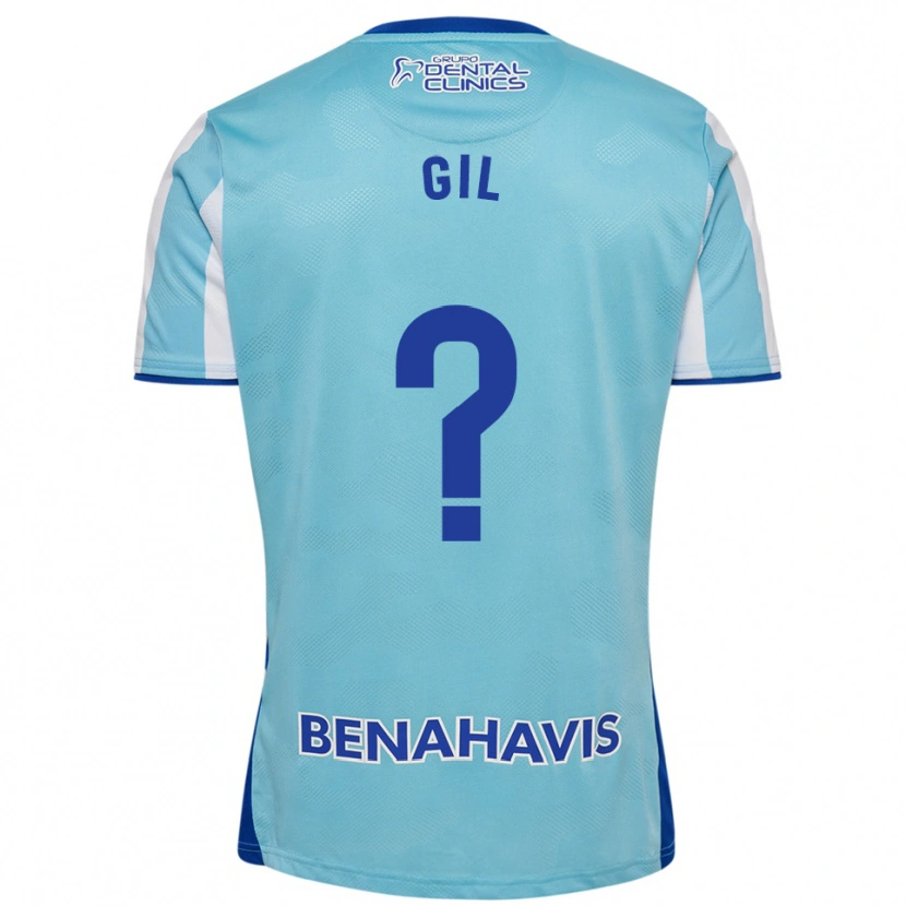 Danxen Kinder José Gil #0 Himmelblau Weiß Heimtrikot Trikot 2025/26 T-Shirt