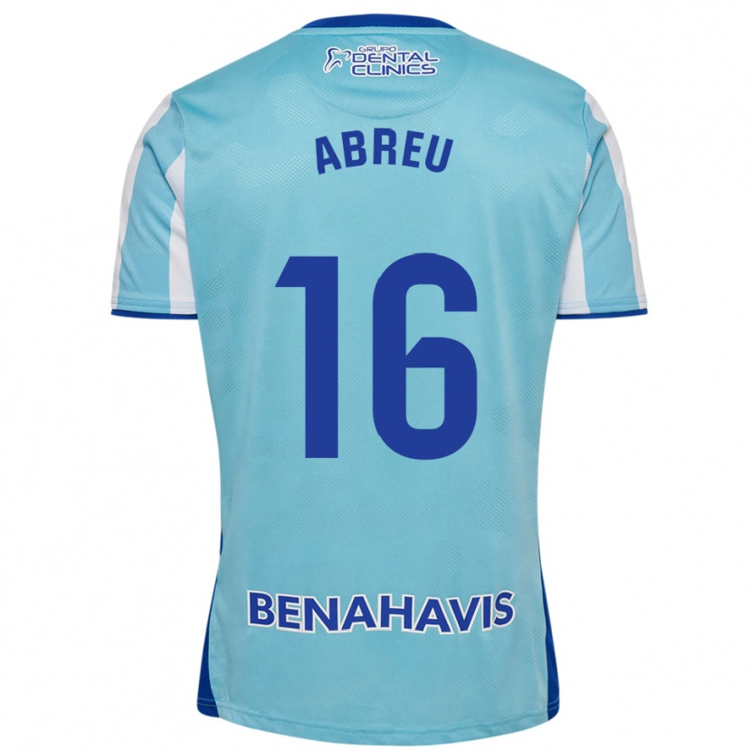 Danxen Kinder Marco Abreu #16 Himmelblau Weiß Heimtrikot Trikot 2025/26 T-Shirt