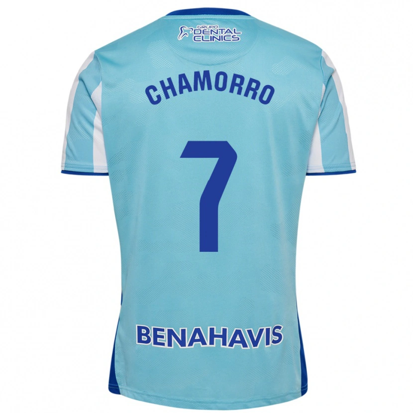Danxen Kinder Alexis Chamorro #7 Himmelblau Weiß Heimtrikot Trikot 2025/26 T-Shirt