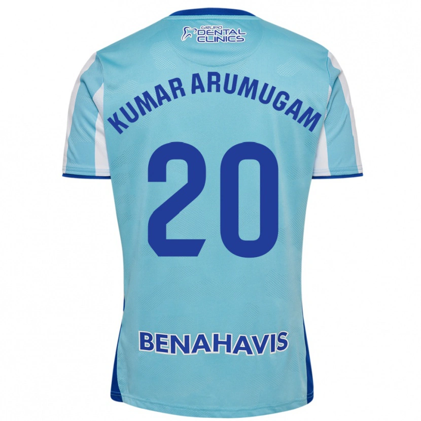 Danxen Kinder Suk Kumar Arumugam #20 Himmelblau Weiß Heimtrikot Trikot 2025/26 T-Shirt