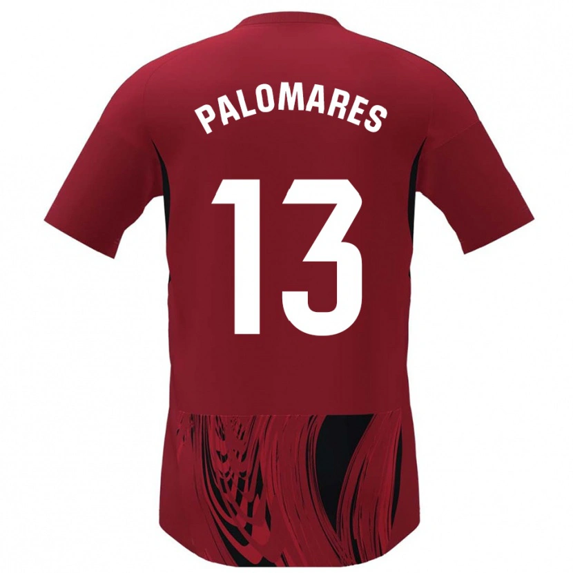 Danxen Kinder Juanpa Palomares #13 Rot Schwarz Heimtrikot Trikot 2025/26 T-Shirt
