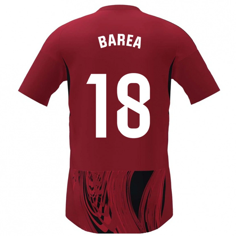 Danxen Kinder Ismael Barea #18 Rot Schwarz Heimtrikot Trikot 2025/26 T-Shirt