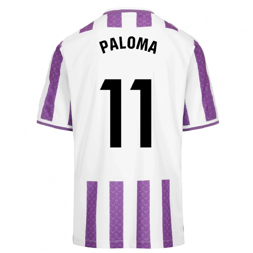 Danxen Kinder Paloma Gonzalez #11 Lila Weiß Heimtrikot Trikot 2025/26 T-Shirt
