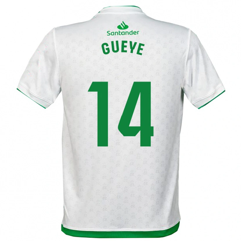 Danxen Kinder Maguette Gueye #14 Grün Weiß Heimtrikot Trikot 2025/26 T-Shirt