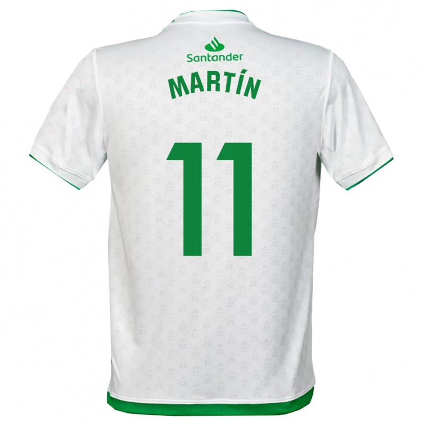 Danxen Kinder Andrés Martín #11 Grün Weiß Heimtrikot Trikot 2025/26 T-Shirt