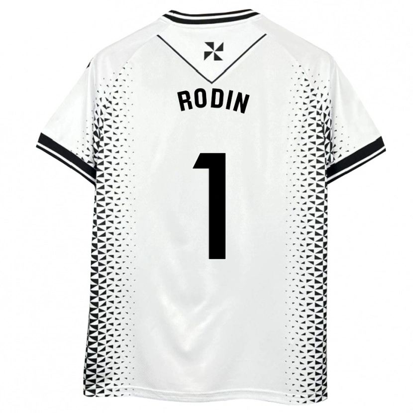 Danxen Kinder Antonio Rodin #1 Weiß Schwarz Heimtrikot Trikot 2025/26 T-Shirt