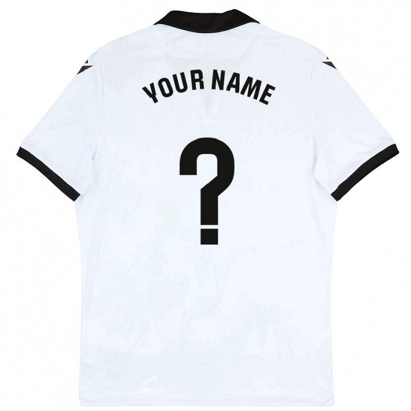 Danxen Kinder Ihren Namen #0 Weiß Schwarz Heimtrikot Trikot 2025/26 T-Shirt