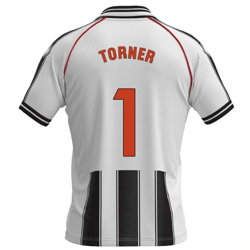 Danxen Kinder Sergi Torner #1 Weiß Schwarz Heimtrikot Trikot 2025/26 T-Shirt