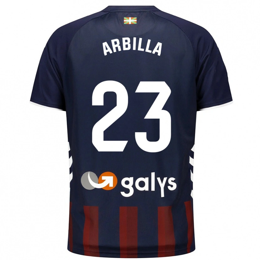 Danxen Kinder Anaitz Arbilla #23 Marine Rot Heimtrikot Trikot 2025/26 T-Shirt
