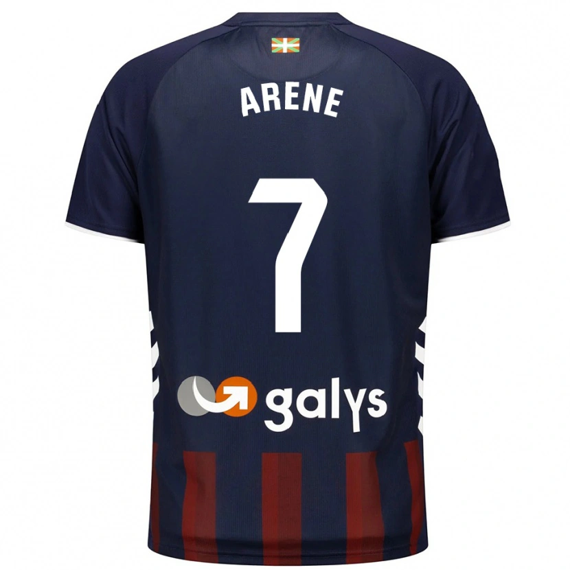 Danxen Kinder Arene Altonaga Echeverria #7 Marine Rot Heimtrikot Trikot 2025/26 T-Shirt