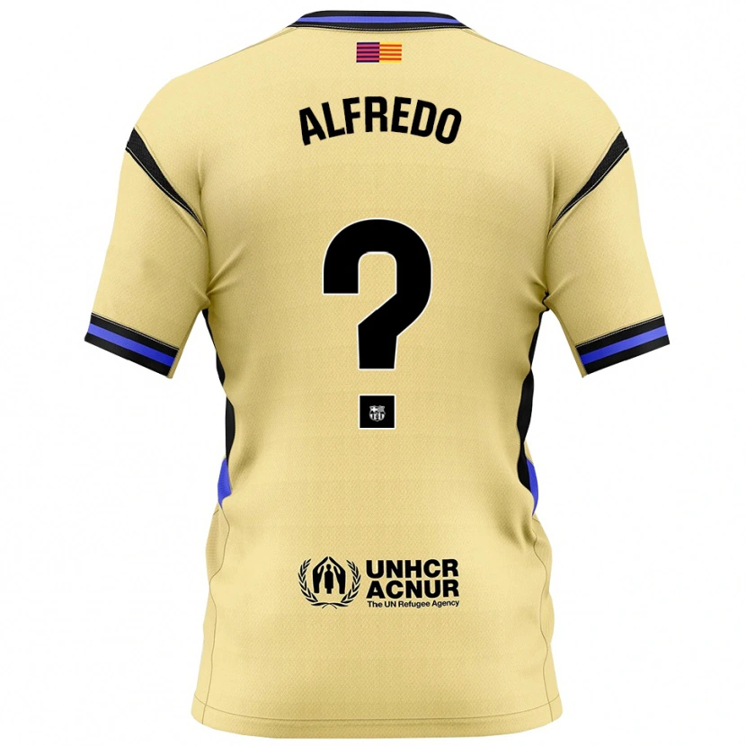 Danxen Kinder Alfredo Rodríguez #0 Gelb Schwarz Auswärtstrikot Trikot 2025/26 T-Shirt