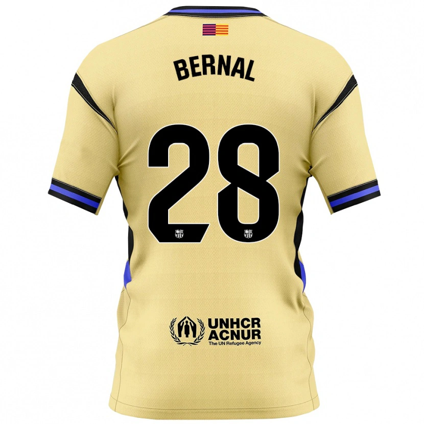 Danxen Kinder Marc Bernal #28 Gelb Schwarz Auswärtstrikot Trikot 2025/26 T-Shirt
