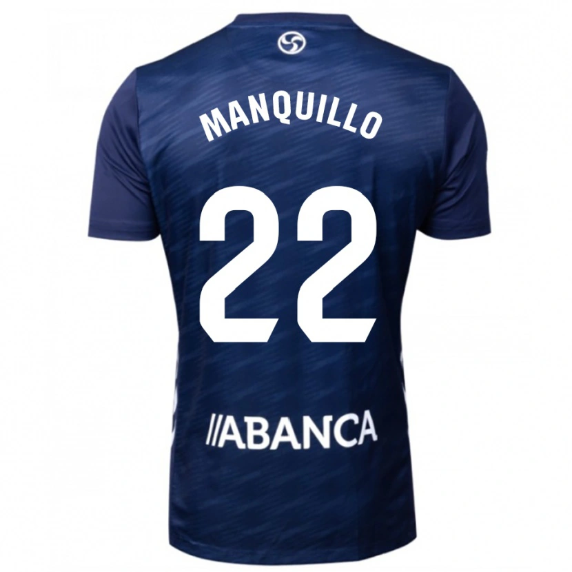 Danxen Kinder Javier Manquillo #22 Marine Weiß Auswärtstrikot Trikot 2025/26 T-Shirt