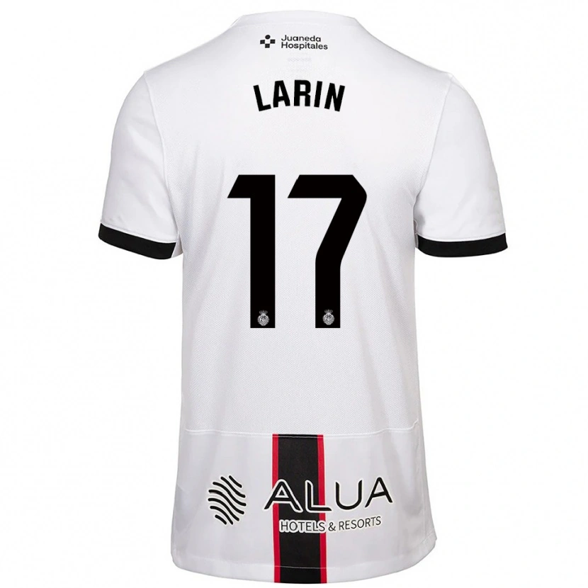 Danxen Kinder Cyle Larin #17 Weiß Schwarz Auswärtstrikot Trikot 2025/26 T-Shirt
