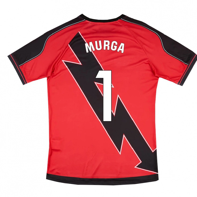 Danxen Kinder Ana María De Murga Blanco #1 Rot Schwarz Auswärtstrikot Trikot 2025/26 T-Shirt