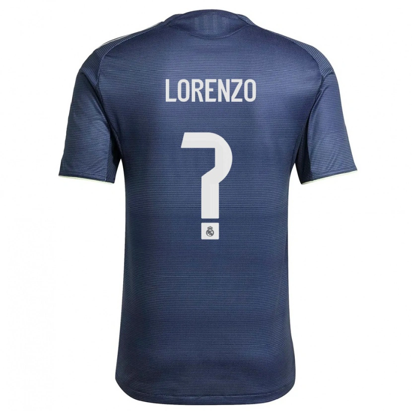Danxen Kinder Lorenzo Sanchez #0 Marine Silber Auswärtstrikot Trikot 2025/26 T-Shirt