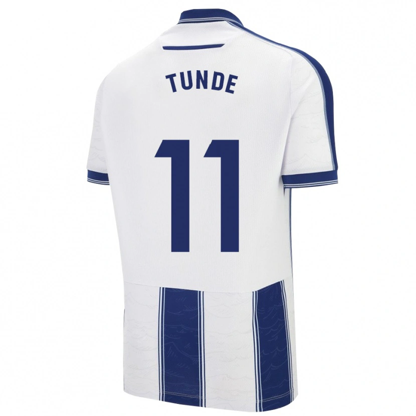 Danxen Kinder Kareem Tunde #11 Marine Weiß Auswärtstrikot Trikot 2025/26 T-Shirt