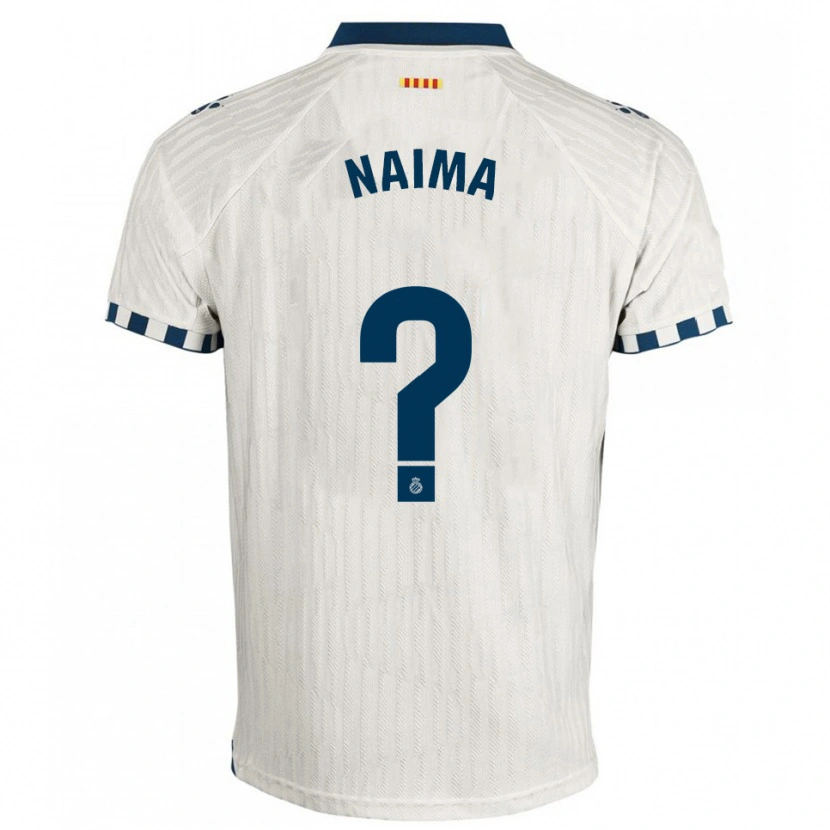 Danxen Kinder Naima García Aguilar #0 Weiß Blau Auswärtstrikot Trikot 2025/26 T-Shirt