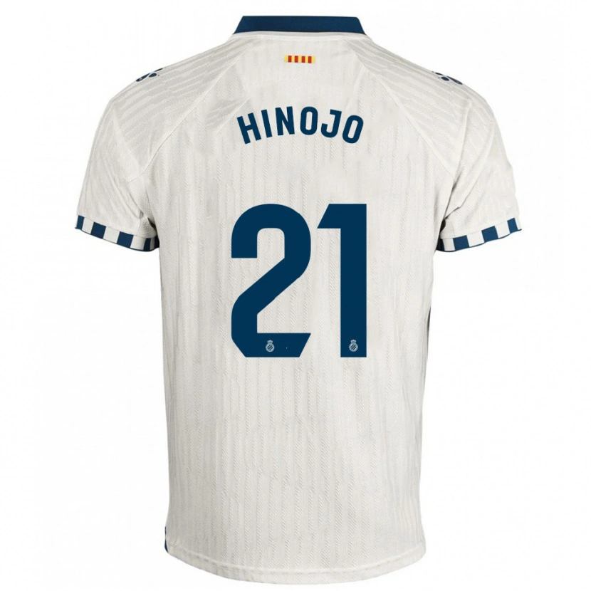 Danxen Kinder Roger Hinojo #21 Weiß Blau Auswärtstrikot Trikot 2025/26 T-Shirt