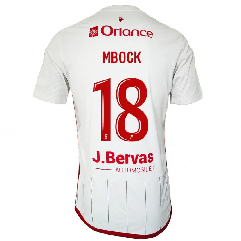 Danxen Kinder Hianga'a Mbock #18 Weiß Rot Auswärtstrikot Trikot 2025/26 T-Shirt
