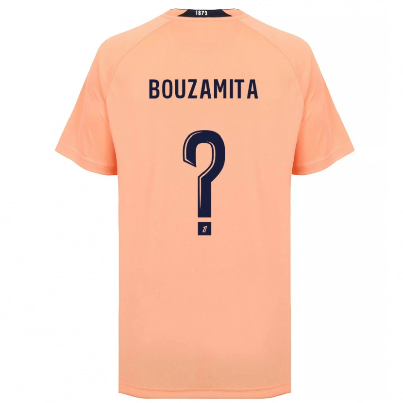Danxen Kinder Alexandre Bouzamita #0 Orange Marineblau Auswärtstrikot Trikot 2025/26 T-Shirt