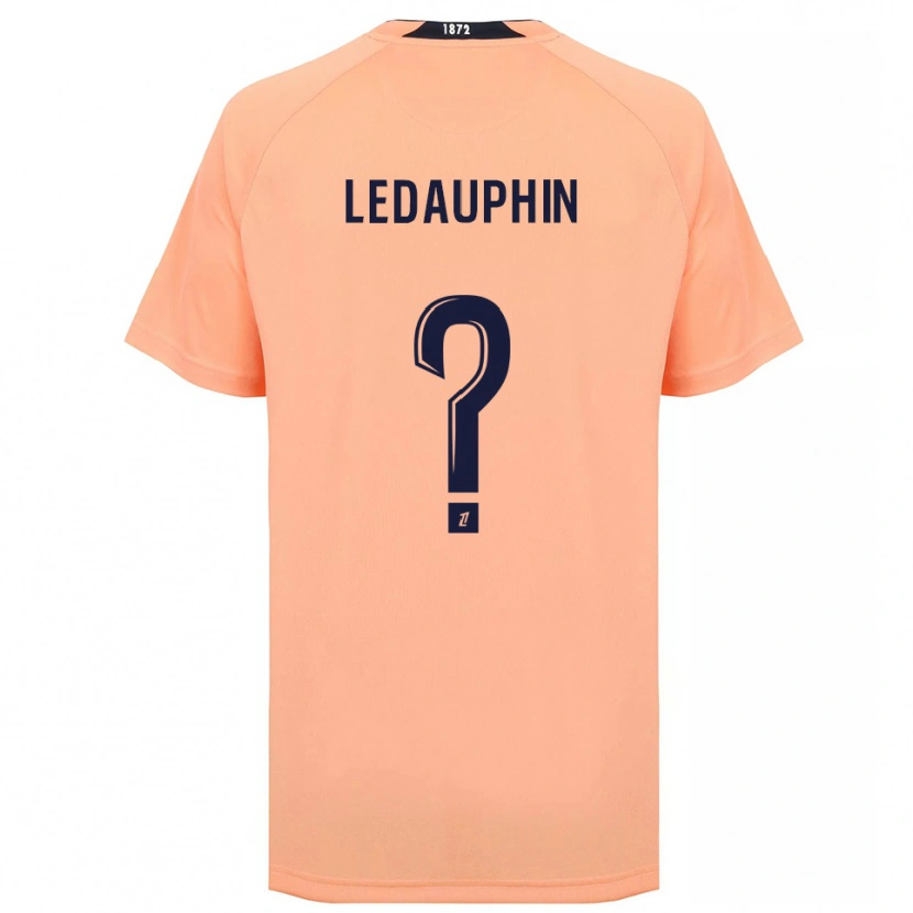 Danxen Kinder Léann Ledauphin #0 Orange Marineblau Auswärtstrikot Trikot 2025/26 T-Shirt