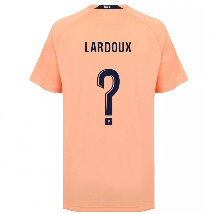Danxen Kinder Raphaël Lardoux #0 Orange Marineblau Auswärtstrikot Trikot 2025/26 T-Shirt