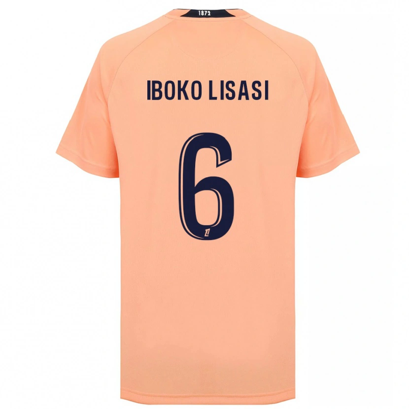 Danxen Kinder Malachie Iboko Lisasi #6 Orange Marineblau Auswärtstrikot Trikot 2025/26 T-Shirt