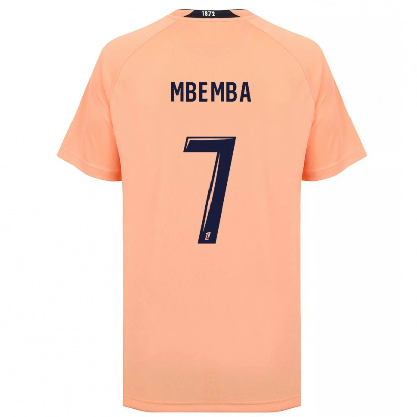 Danxen Kinder Abdallah Mbemba #7 Orange Marineblau Auswärtstrikot Trikot 2025/26 T-Shirt