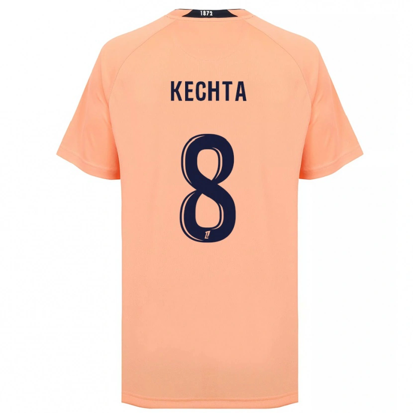 Danxen Kinder Yassine Kechta #8 Orange Marineblau Auswärtstrikot Trikot 2025/26 T-Shirt