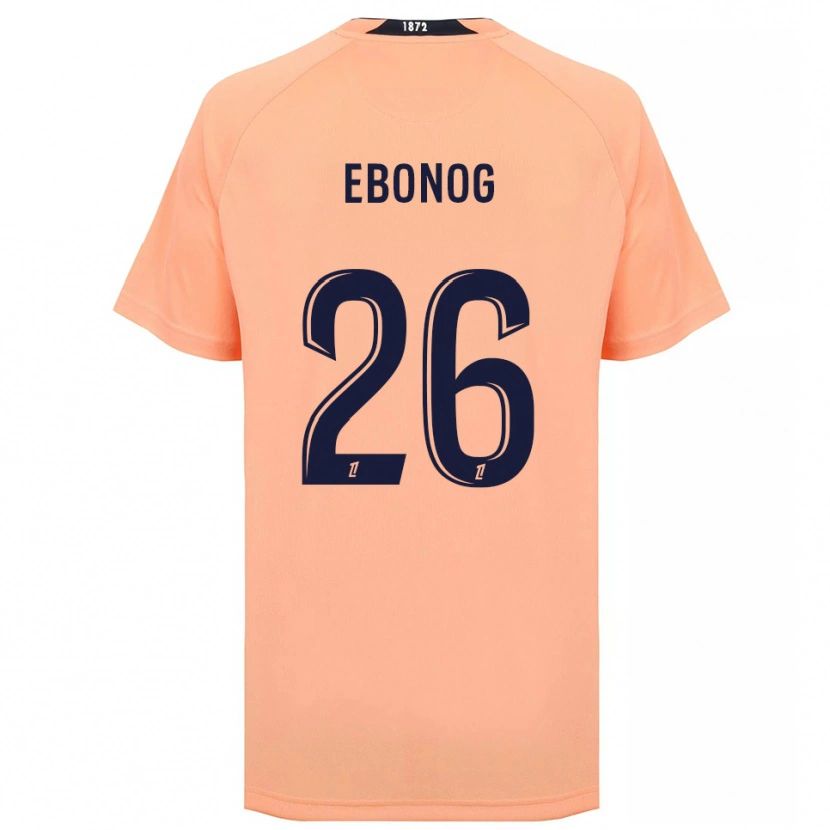 Danxen Kinder Simon Ebonog #26 Orange Marineblau Auswärtstrikot Trikot 2025/26 T-Shirt