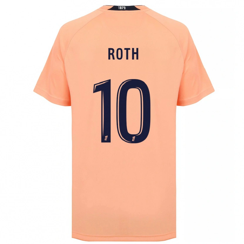 Danxen Kinder Madeline Roth #10 Orange Marineblau Auswärtstrikot Trikot 2025/26 T-Shirt