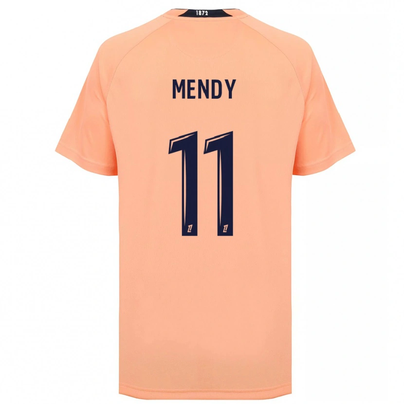 Danxen Kinder Melinda Mendy #11 Orange Marineblau Auswärtstrikot Trikot 2025/26 T-Shirt