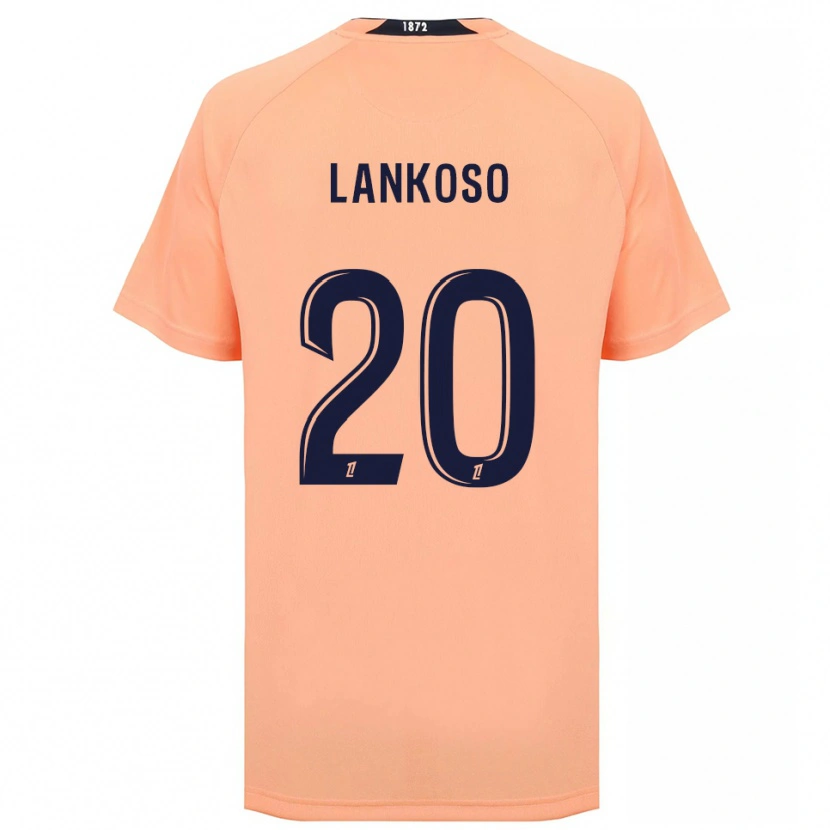 Danxen Kinder Lenny Lankoso #20 Orange Marineblau Auswärtstrikot Trikot 2025/26 T-Shirt