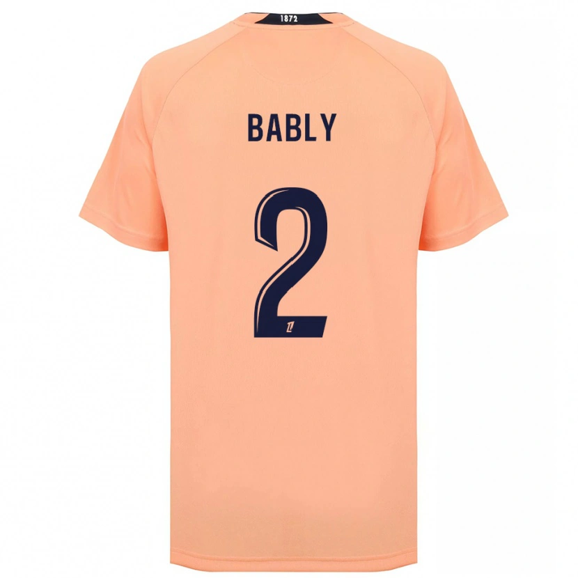 Danxen Kinder Emmanuel Bably #2 Orange Marineblau Auswärtstrikot Trikot 2025/26 T-Shirt