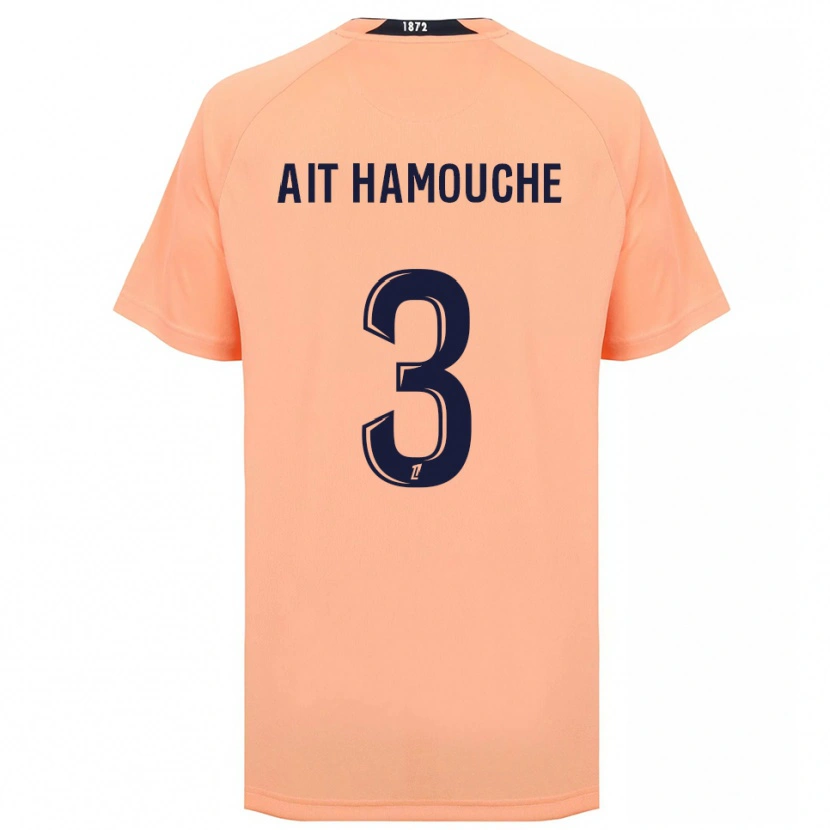 Danxen Kinder Massyl Ait Hamouche #3 Orange Marineblau Auswärtstrikot Trikot 2025/26 T-Shirt