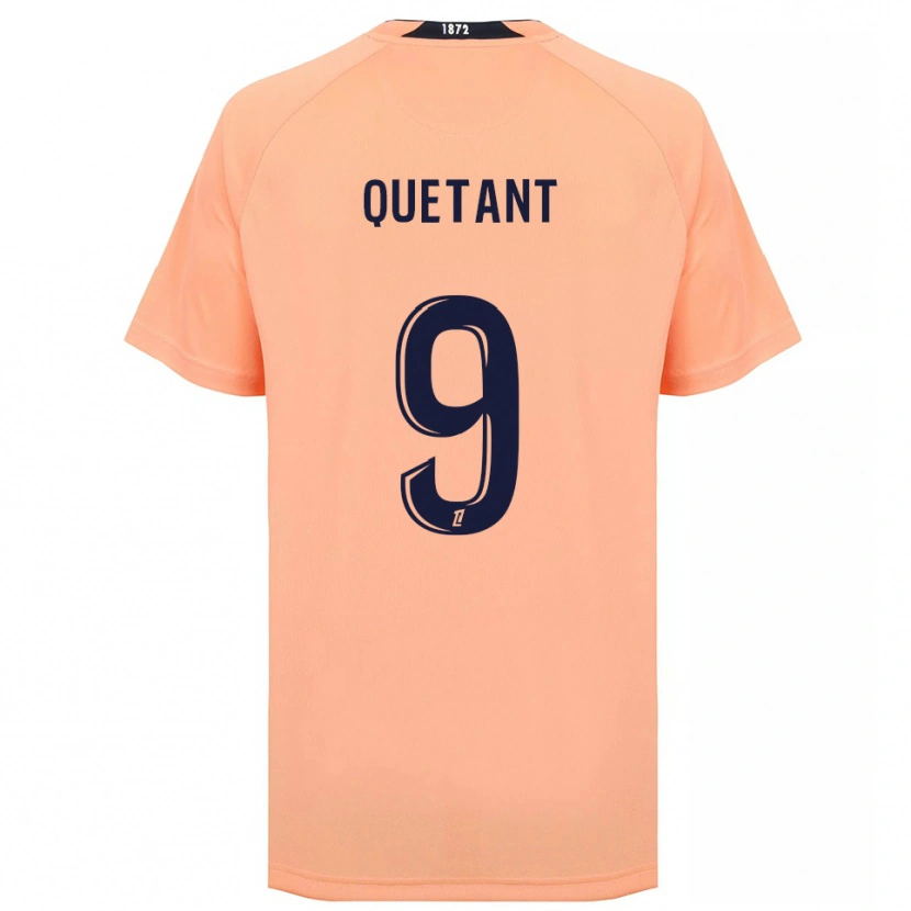 Danxen Kinder Kenny Quetant #9 Orange Marineblau Auswärtstrikot Trikot 2025/26 T-Shirt