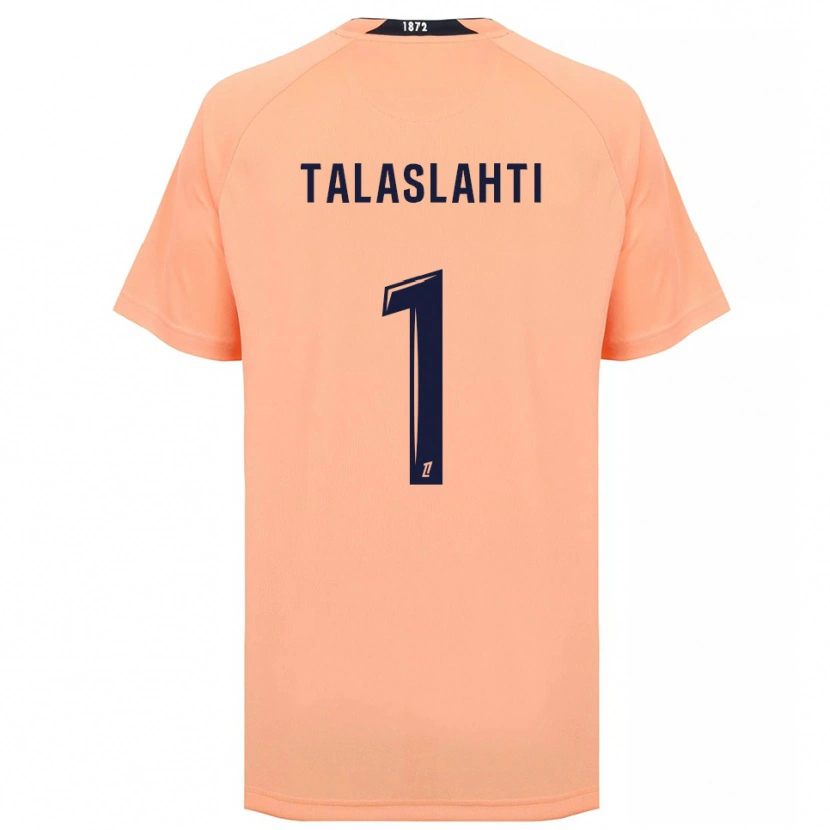 Danxen Kinder Katriina Talaslahti #1 Orange Marineblau Auswärtstrikot Trikot 2025/26 T-Shirt