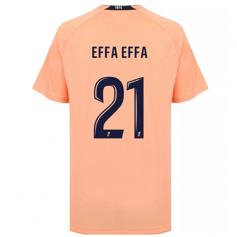 Danxen Kinder Chancelle Effa Effa #21 Orange Marineblau Auswärtstrikot Trikot 2025/26 T-Shirt