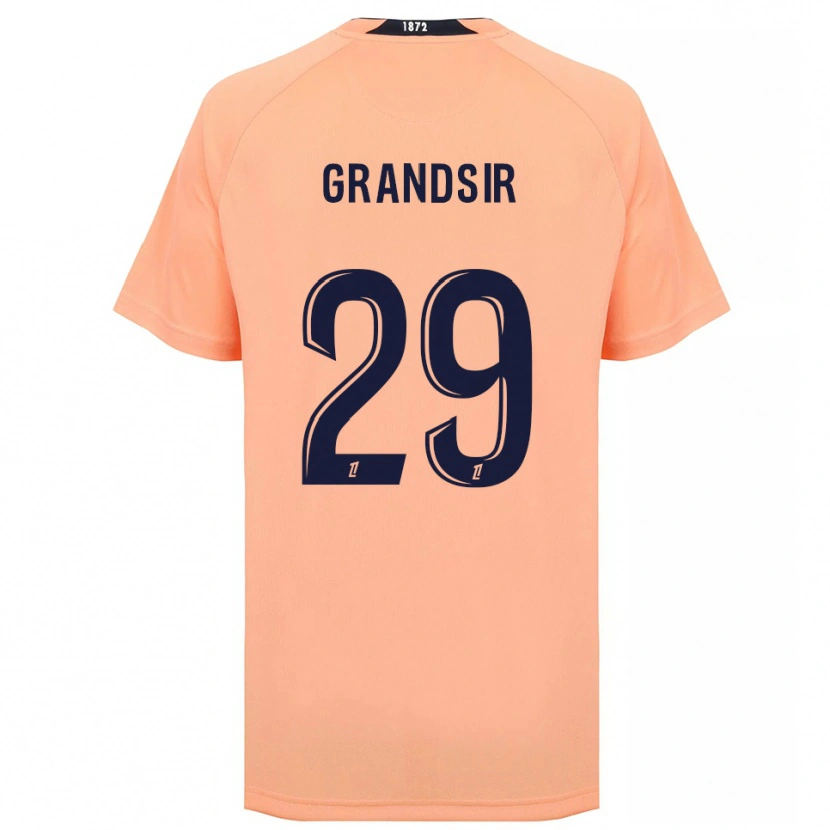 Danxen Kinder Samuel Grandsir #29 Orange Marineblau Auswärtstrikot Trikot 2025/26 T-Shirt
