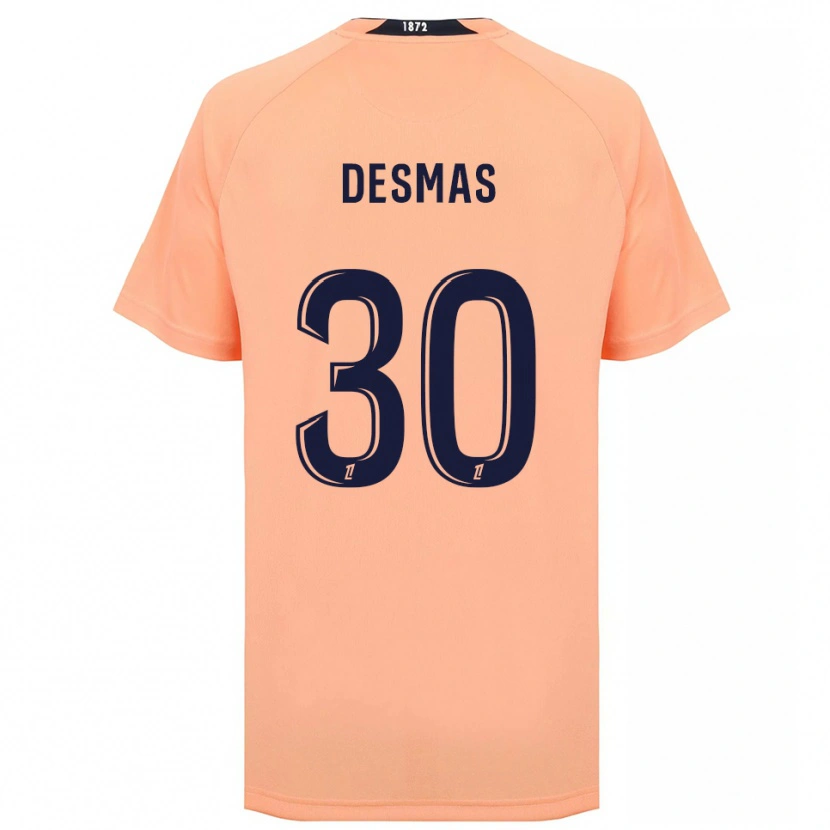 Danxen Kinder Arthur Desmas #30 Orange Marineblau Auswärtstrikot Trikot 2025/26 T-Shirt