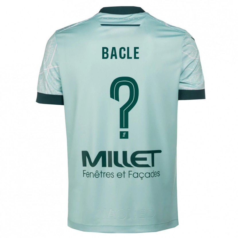 Danxen Kinder Thomas Bacle #0 Grün Weiß Auswärtstrikot Trikot 2025/26 T-Shirt