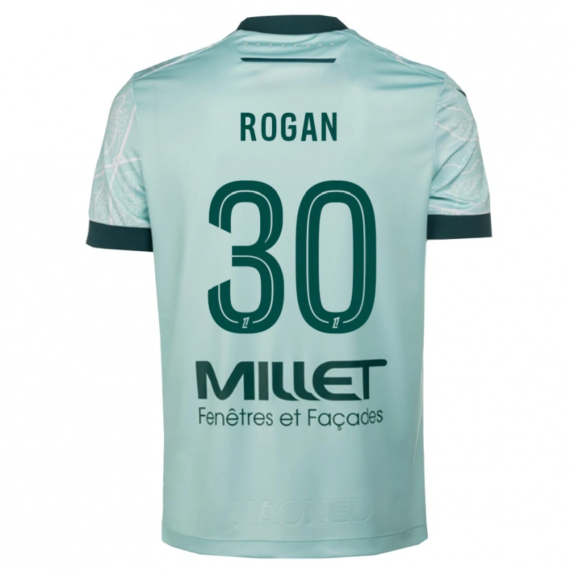 Danxen Kinder Manja Rogan #30 Grün Weiß Auswärtstrikot Trikot 2025/26 T-Shirt